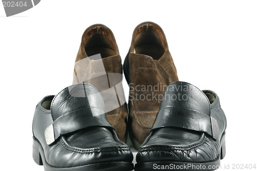 Image of casual and work shoes