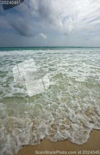 Image of Waves on beautiful  beach