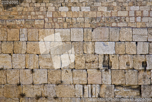 Image of Western Wall. Jerusalem Israel 