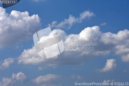 Image of Clouds in the blue sky 