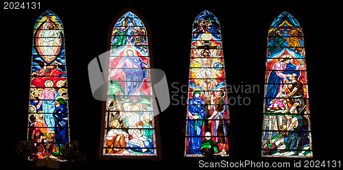 Image of Stained glass window in Washington Masonic National Memorial