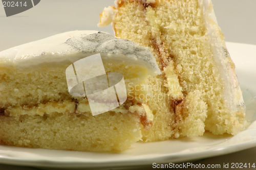 Image of jam sponge cake