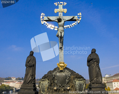 Image of Crucifix. Prague, Czech Pepublic