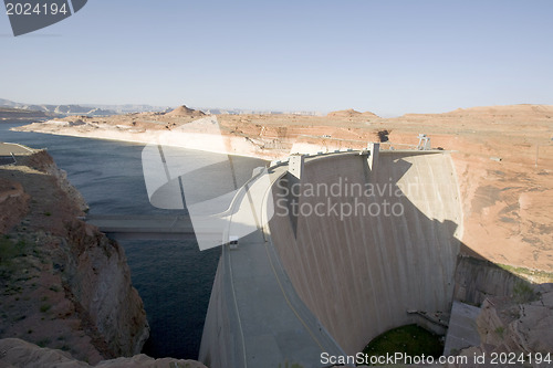 Image of Glen Canyon Dam at Lake Powell & Page, AZ