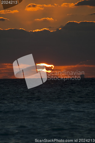 Image of Sunrise on Caribbean