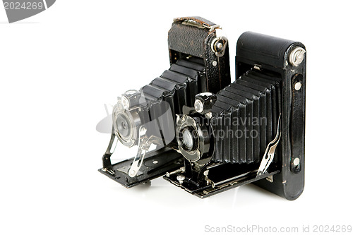 Image of Vintage folding cameras