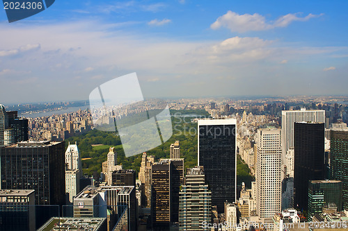 Image of Ponaramic view of Manhattan.