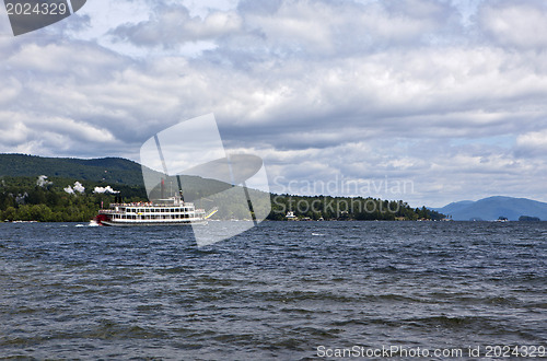 Image of Steam boat at Lake George

