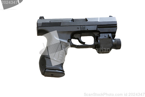 Image of The Walther P99 is a semi-automatic pistol developed by the Germ