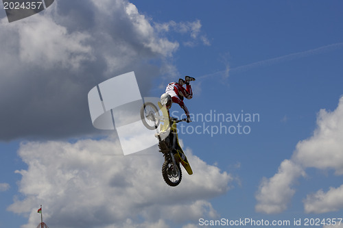 Image of Stunt Biker. Free stile performing