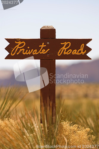 Image of Sign: Private road 