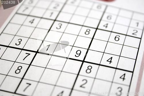 Image of sudoku