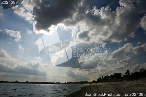 Image of Clouds in the blue sky 