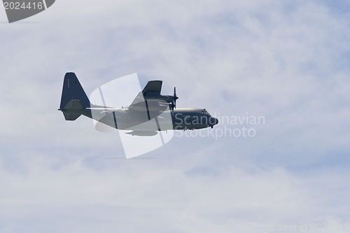 Image of A plane performing in an air show at Jones Beach 