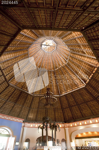 Image of Celling ofstraw roof