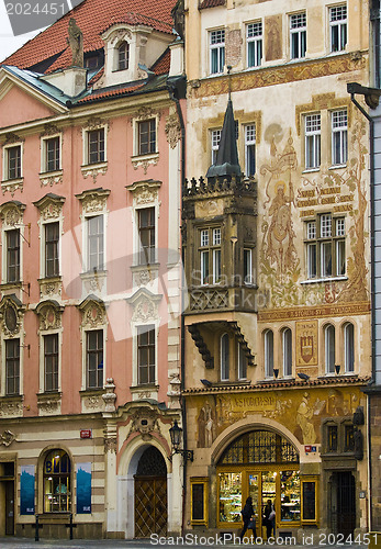 Image of Prague. Red roofs