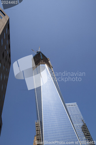 Image of NEW YORK CITY - August 30: The construction of NYC's World Trade