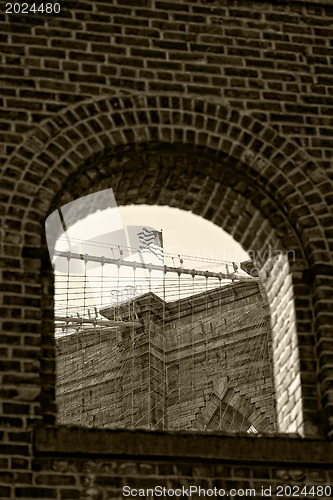 Image of Castel window with blue sky