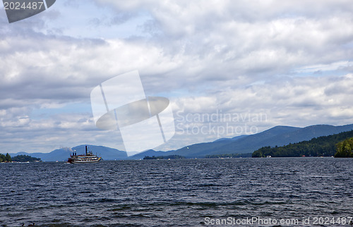 Image of Steam boat at Lake George

