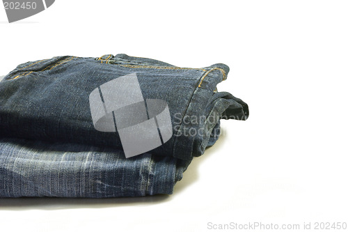 Image of folded jeans