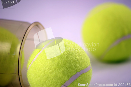 Image of tennis balls