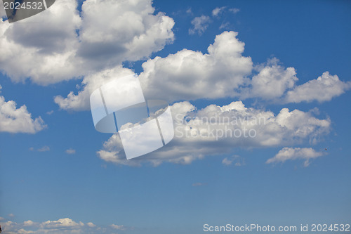 Image of blue sky and clouds