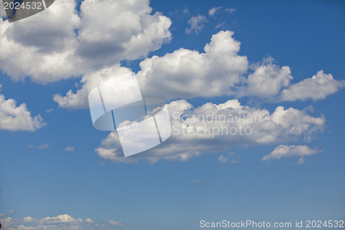 Image of blue sky and clouds