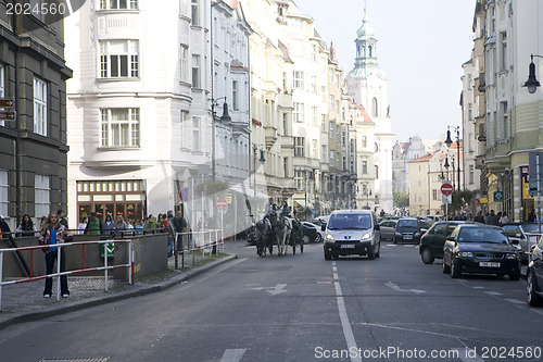 Image of Prague. Red roofs