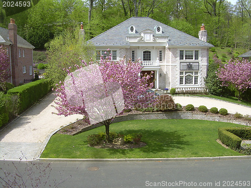 Image of Private house landscape