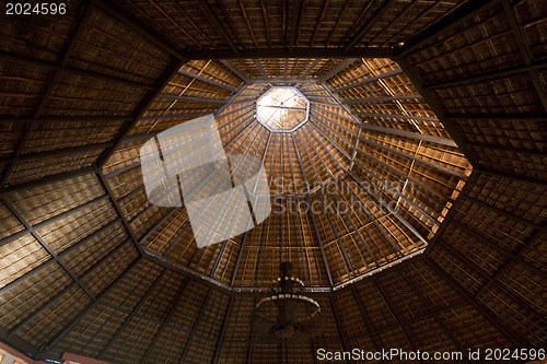 Image of Celling ofstraw roof