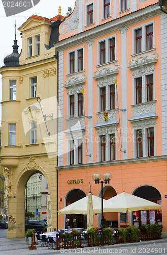 Image of Prague. Red roofs