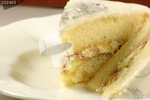 Image of jam sponge cake