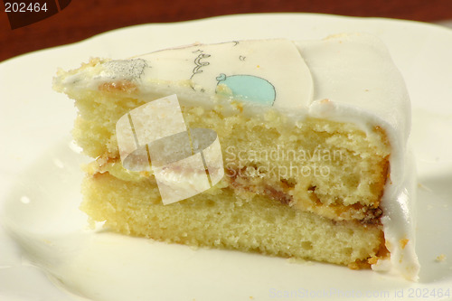 Image of jam sponge cake