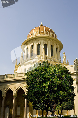 Image of The bahai temple and garden in Haifa