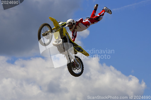 Image of Stunt Biker. Free stile performing