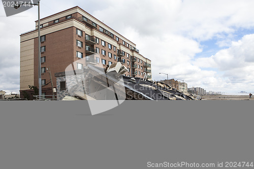 Image of NEW YORK - October 31:Destroyed homes in  Far Rockaway after Hur