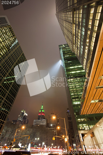 Image of New York City at night