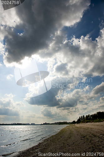 Image of blue sky and clouds