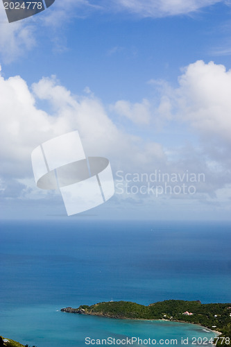 Image of Lagoon on caribbean sea