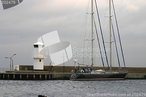 Image of harbour in sweden