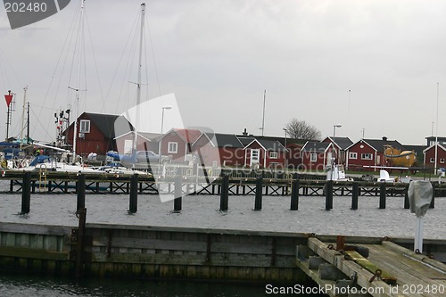 Image of harbour in sweden