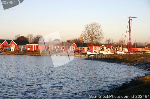 Image of harbour in sweden