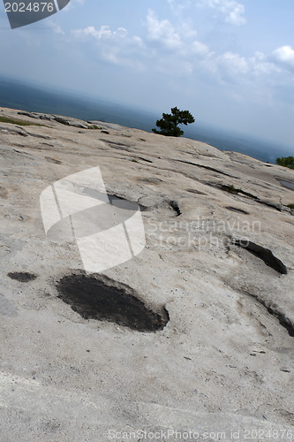 Image of The surface of Stone-Mountain. Atlanta, Georgia