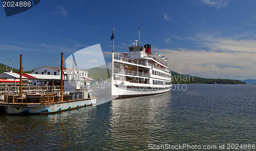 Image of Steam boat at Lake George

