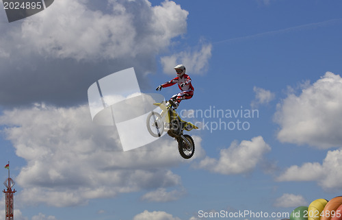 Image of Stunt Biker. Free stile performing