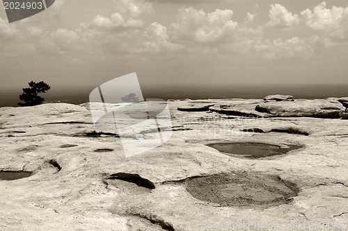 Image of The surface of Stone-Mountain. Atlanta, Georgia