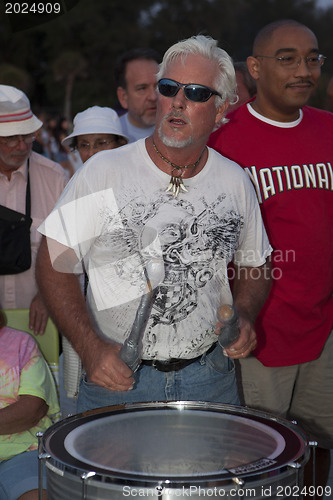 Image of Man Drumming