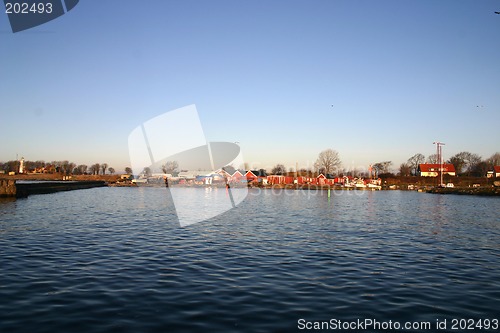 Image of harbour in sweden