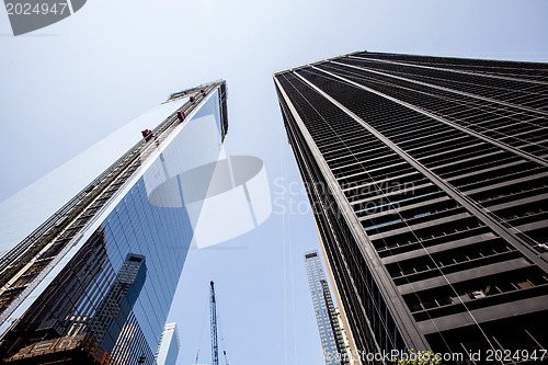 Image of NEW YORK CITY - August 30: The construction of NYC's World Trade