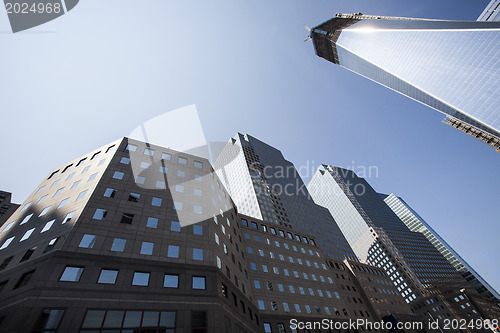 Image of NEW YORK CITY - August 30: The construction of NYC's World Trade